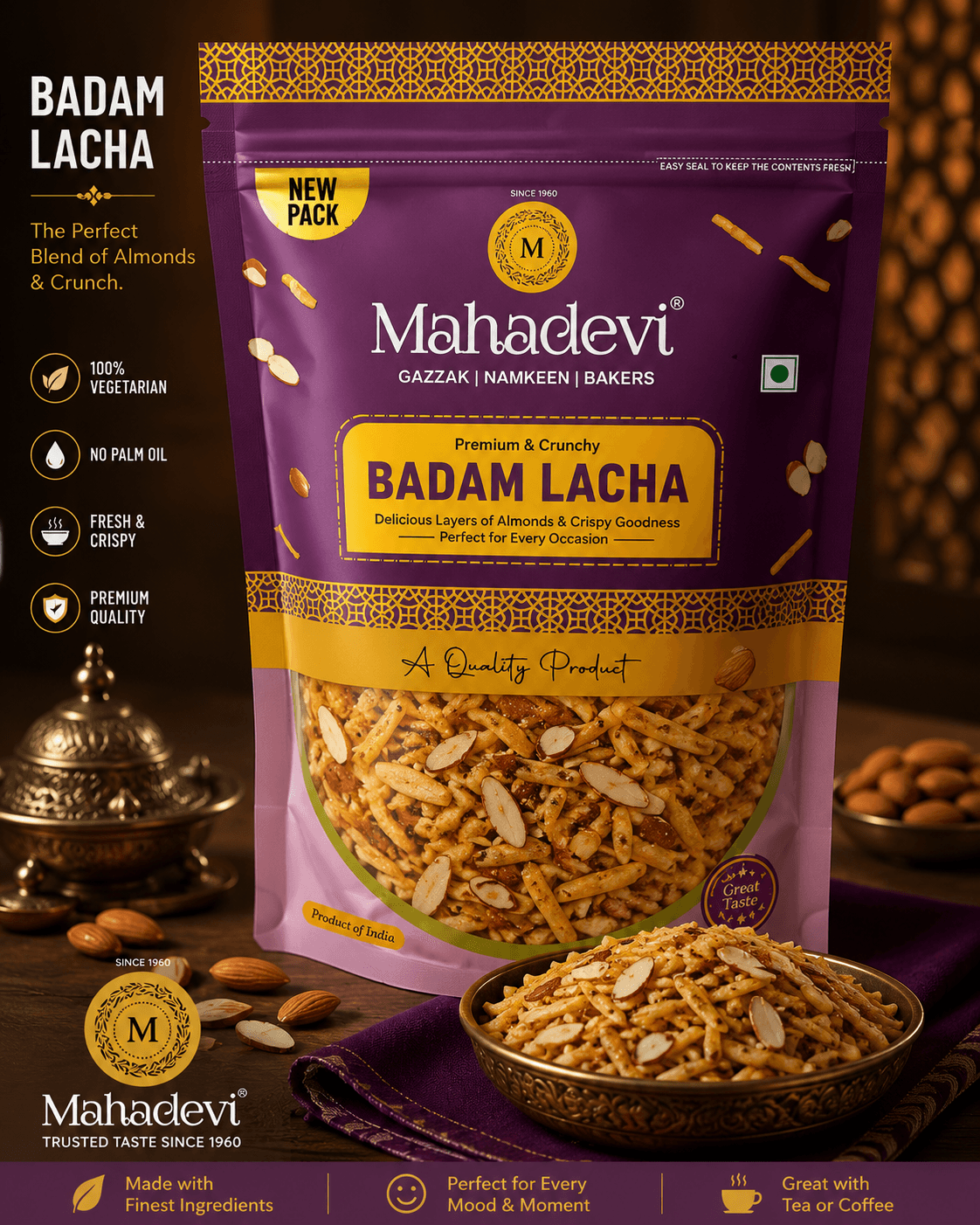 Dry Fruit Badam Lacha Mixture